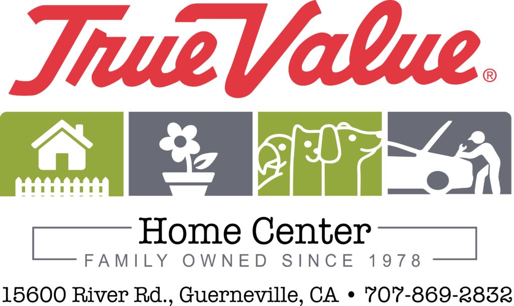 True Value Hardware Of Guerneville gives you big city prices with small town service! Sign up for our free loyalty program by texting your full name and email address to 707-869-2832 and saying “I want to join!” You’ll get discounts and other perks! Large building material purchases get an instant 20% discount!! We have been family owned as far back as anyone can remember! If you own a vacation home, you can order from our website and we will either deliver to your home or hold it here at the store for you or your helpers to pick up! Note: True Value Hardware Of Guerneville is independently owned and operated. Prices and program participation may vary. Prices are subject to change without notice.